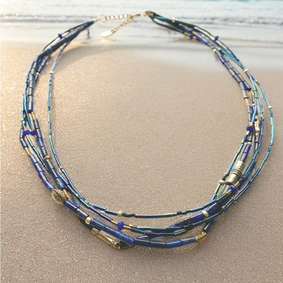Silpada “ Into the Blue”  Multi-Strand Necklace
18-20 inch adjustable N3252 - Picture 2 of 7